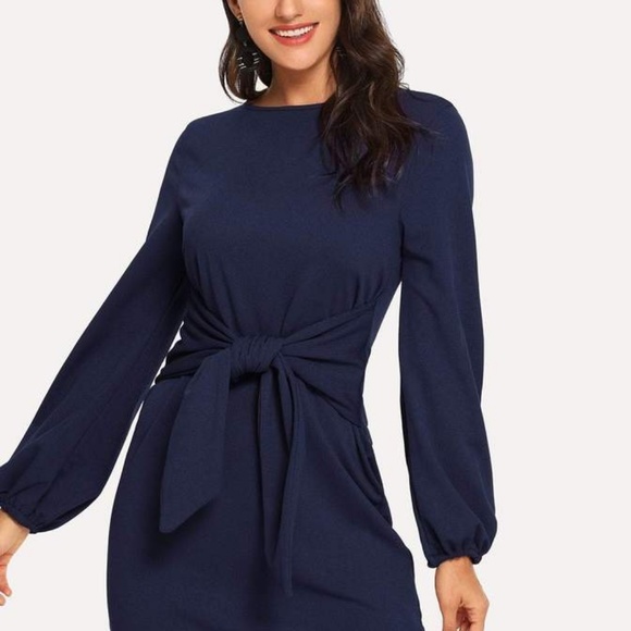 Knotted Waist Dress - Picture 4 of 8